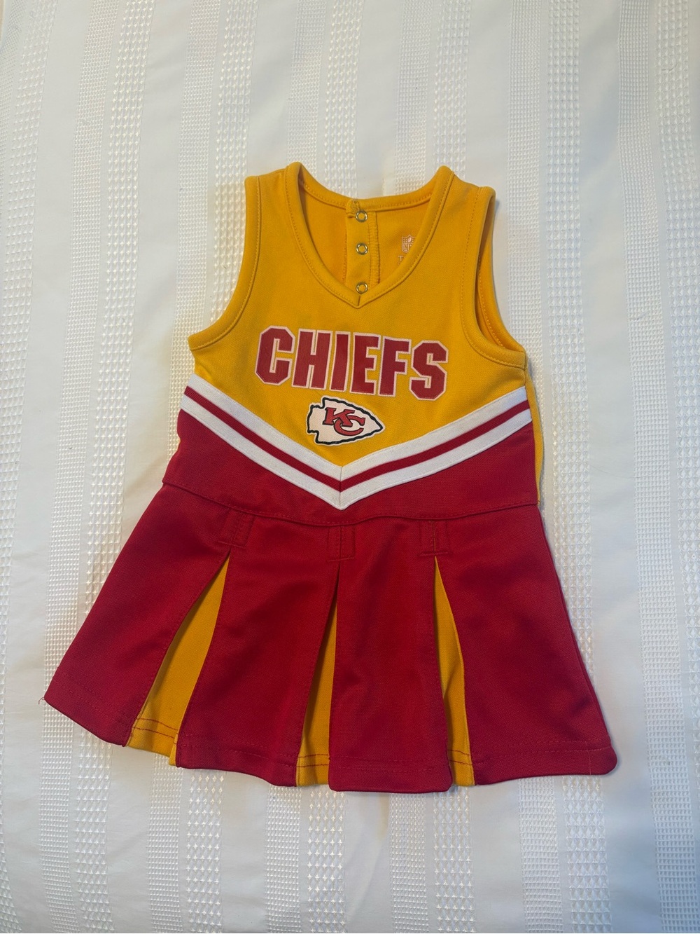 Kansas City Chiefs Toddler Cheer Dress 18mo.
